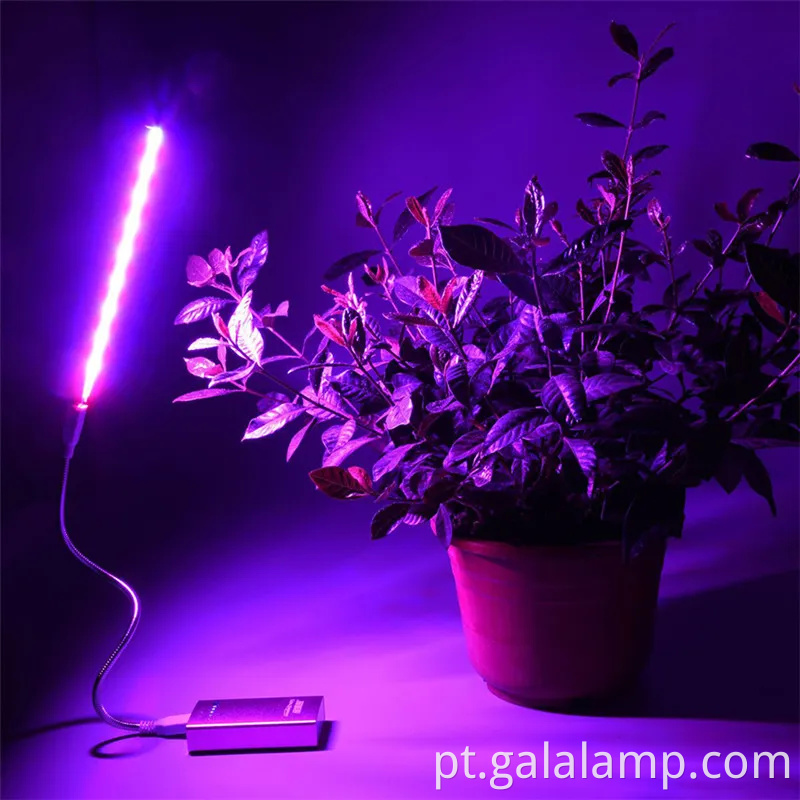 Luz de crescimento de plantas 21led de 21 portátil para jardinagem interna